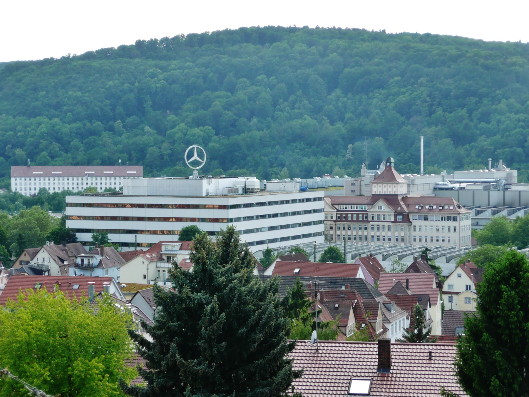 Archivaufnahme der Industrieareale Mettingen und Esslingen-Brühl, 2012.